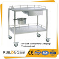 RT-025B-1533 Two Layers luxury Stainless Steel Nursing Dressing Cart